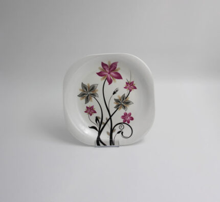 بشقاب تخت طرح لیلیوم-کد 514